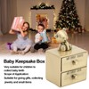 Tooth Box Metal Cute BearShape Storage Case with 2 Drawers