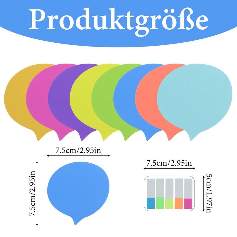 480 Sheets Sticky Notes, Pastel Sticky Notes, Funny Sticky Notes,