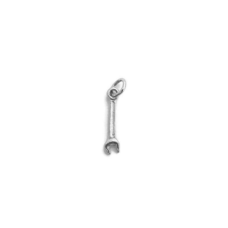 Sterling Silver .925 Combination Wrench Charm Pendant