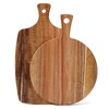 2 Pack Acacia Wood Cutting Board with Handle – 2
