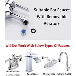 Generic Basin Handheld Shower Set, Sink Hose Faucet Sprayer Attachment, with Stop Water-saving Function For Hair Pet Washing Baby Bath, Update Bathroom Bathtub Utility Kitchen, Chrome + White