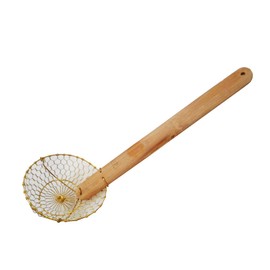 4 Round Brass Spider Strainer by Sunrise Kitchen Supply