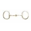 ERS Centaur Stainless Steel Eggbutt Snaffle w-75mm Flat Rings 5.5