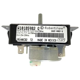 AppliFix W10185982 Dryer Timer Compatible with Whirlpool, Maytag, KitchenAid, Jenn-Air, Amana, Magic Chef, Admiral, Norge, Roper Replacement for AP6016541, PS11749831, 1546812, WPW10185982