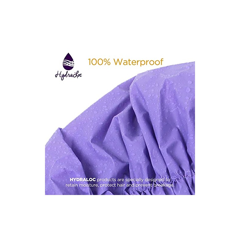 Donna Gorro Ducha Reversible Unidad Impermeable Doble Capa Protección Elástico