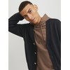 JACK & JONES Male Plain Cardigan, black, S