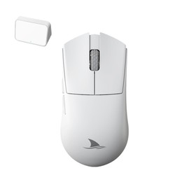 Darmoshark M3S 2K Wireless Gaming Mouse,Tri-Mode 2.4G/USB-C/Bluetooth Mouse Up to 26000DPI,PAW3395 Optical Sensor Lightweight 54g,5 programmable Button,Computer Mouse for Laptop,PC,Mac(White)
