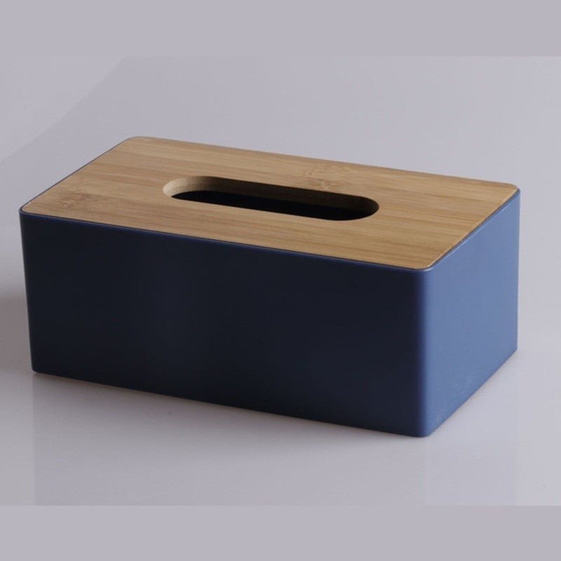 Modern Tissue Box Holder for Home & Office – Black