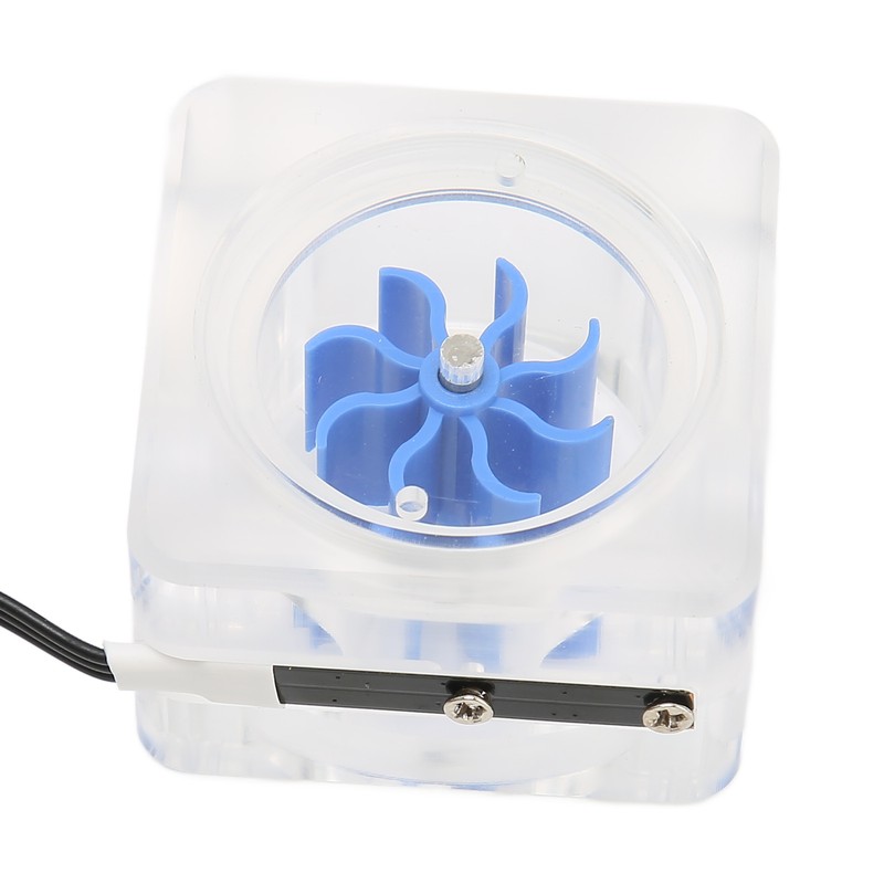 PC Water Flow Meter Indicator G1/4 Thread 3 Way Acrylic