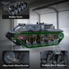 RACENT Remote Control Tank, 1:16 Off-Road RC Tank, High Speed