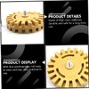 Operitacx 2 Sets 4 Inches Pneumatic Degumming Wheels Rubber Eraser