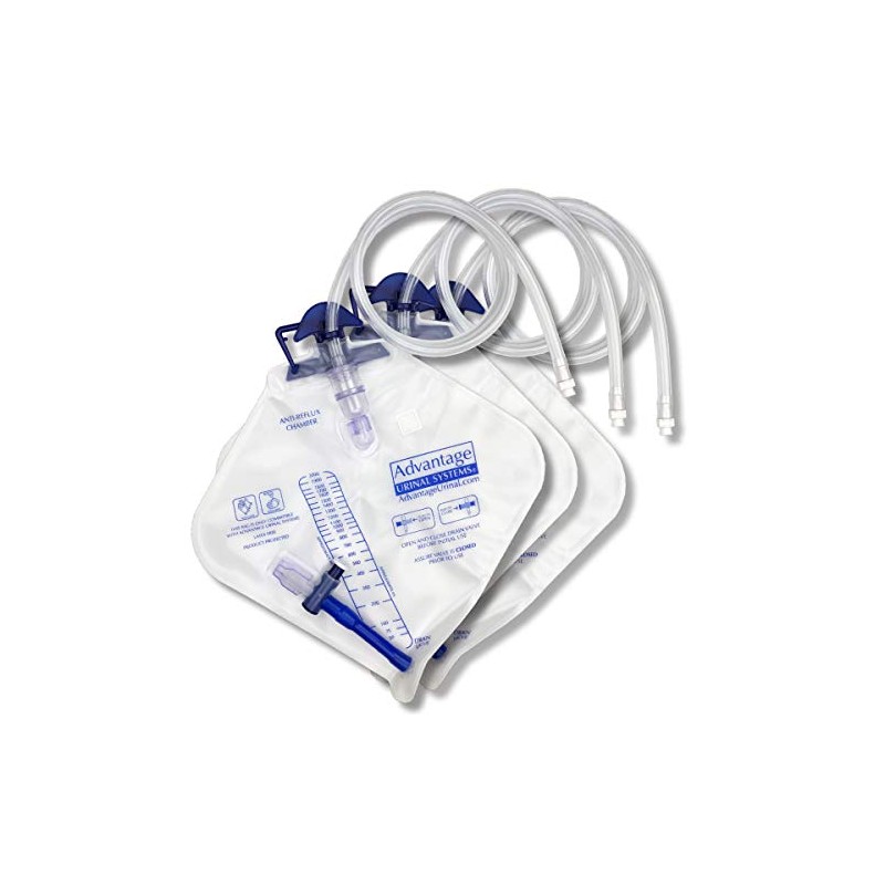 Advantage Urinal Systems Replacement Collection Bag 3 Pack