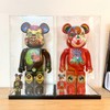 2cm high-end Black Brushed Base Transparent Display Box, Acrylic Toy