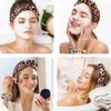 Spa Headbands for Washing Face Wristband Set Sponge Makeup Skincare