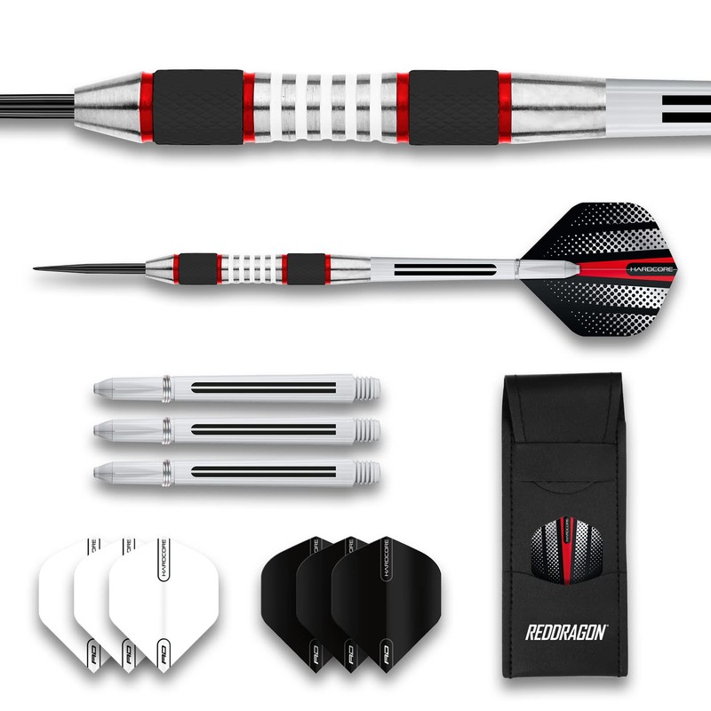 RED DRAGON Evos: 26g - 90% Tungsten Steel Darts with
