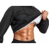 Unbranded Sauna Jacket for Men Sweat Jacket Zipper Hoodie Sauna