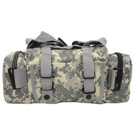 FAMI Tactical Assault Pack,Military Duffel Waist Bag,Tactical Chest Bag,Tactical Sling Backpack,Shoulder Bags,Sling Bags with Molle Pouch for Camping Hking Trekking,Riding-ACU Camo