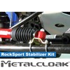 Rocksport RED Steering Stabilizer Kit by MetalCloak, For JK Wrangler,