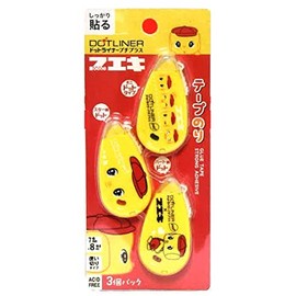 Fueki Dot Liner Petit Plus Fueki Kun Tape Glue Pack of 3 CFT7-3P