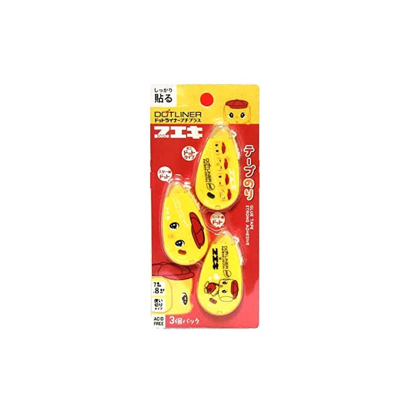 Fueki Dot Liner Petit Plus Fueki Kun Tape Glue Pack