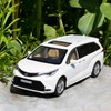 BDTCTK 1:24 Sienna Car Model, Pull Back Diecast Toy Car