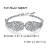 Angle Wings Bracelets for Women Adjustable Chain Bracelet Silver Plated