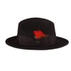 Scala Mens Felt Fedora Hat