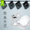 G.CATACC 4-Pack Pan Scrapers, Durable Plastic Dish Scraper Tool for