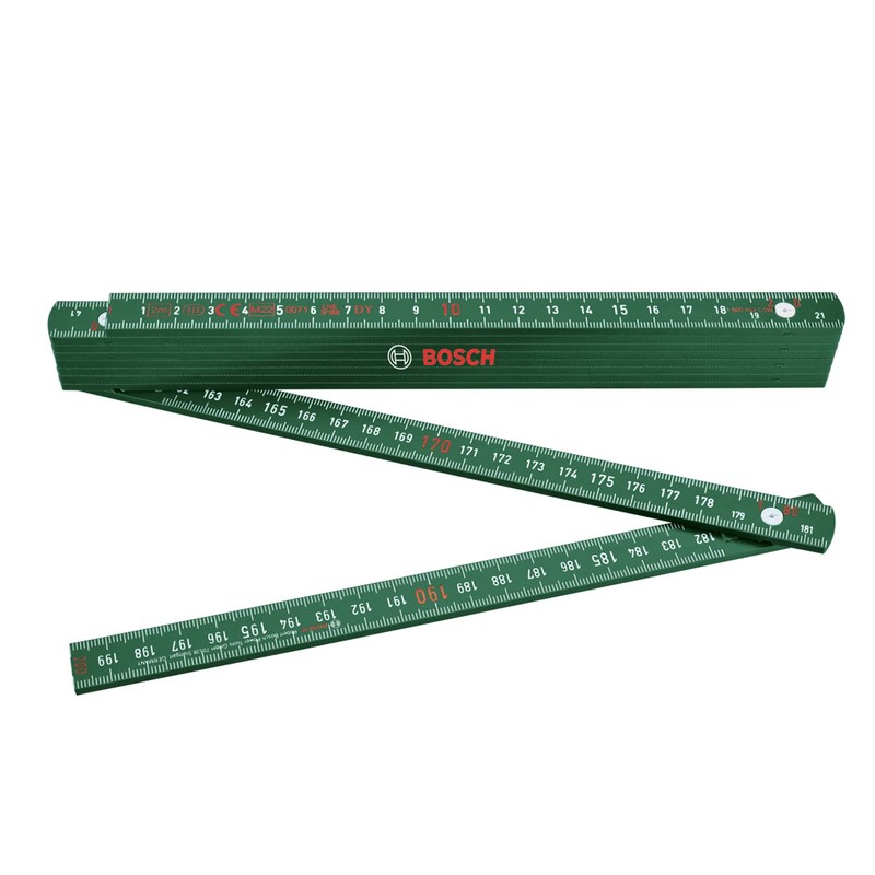 Bosch 2 m Scale (Robust, High Quality Ruler for Accurate