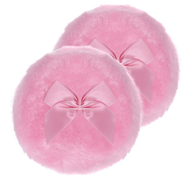 2 PCS Powder Puff for Talcum Powder, Setting Powder Puff