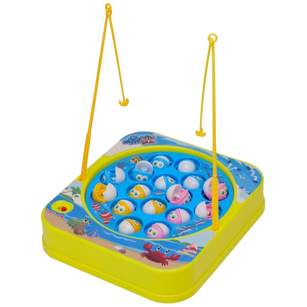 Onda Toy Fishing Game, Spinning, Electric, Rotation, Board Game, Educational