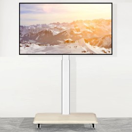 TAVR Rolling TV Stand for 32 to 70 Inch TVs,9 Levels of Height & ±30° Swivel