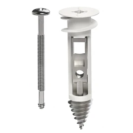 Heavy Duty Drywall Anchors and Screws Kit Including Toggle Anchors & Screws Durable Zinc Plastic Self Drilling Drywall Anchors for Hanging Pictures & More