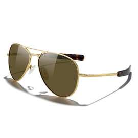 MERRY'S Classic Aviator Military Polarized Sunglasses for Men or Women S8562