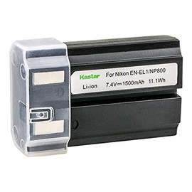 Kastar EN-EL1 Battery (1-Pack) for Nikon ENEL1, Minota NP-800 and Nikon Cooipix 4300 4500 4800 5400 5700 775 8700 880 885 995 Coolpix E880 and Konica Minota DG-5W Dimage A200 Cameras
