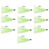 LAST CAST TACKLE Bucktail Teaser with 5/0 Hook (Green)