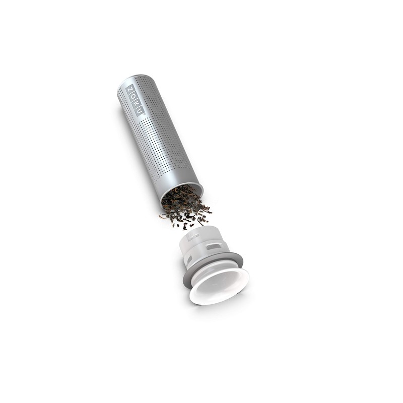 Zoku Silver Stainless Steel Water Bottle