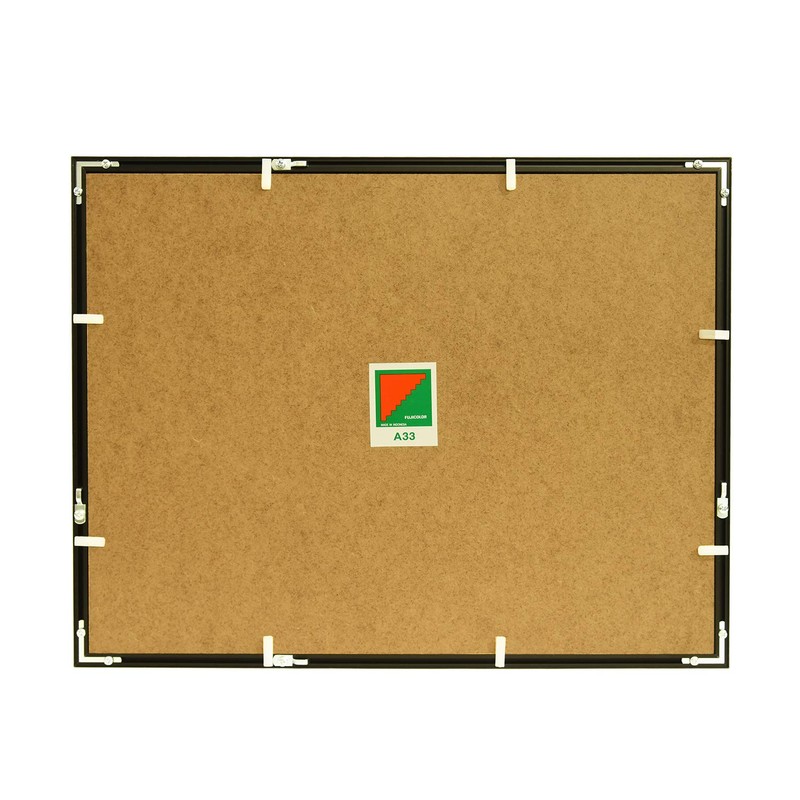 FUJICOLOR 306785 Aluminum Frame A33 A4 Black