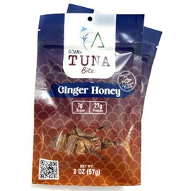 GOANA Tuna Bites, Thai Chili, Premium Jerky, High Protein Snack, Wild Caught Ahi Tuna and All Natural Ingredients, Low Sodium, Sugar Free and Gluten Free, 2 Oz (Pack of 2)
