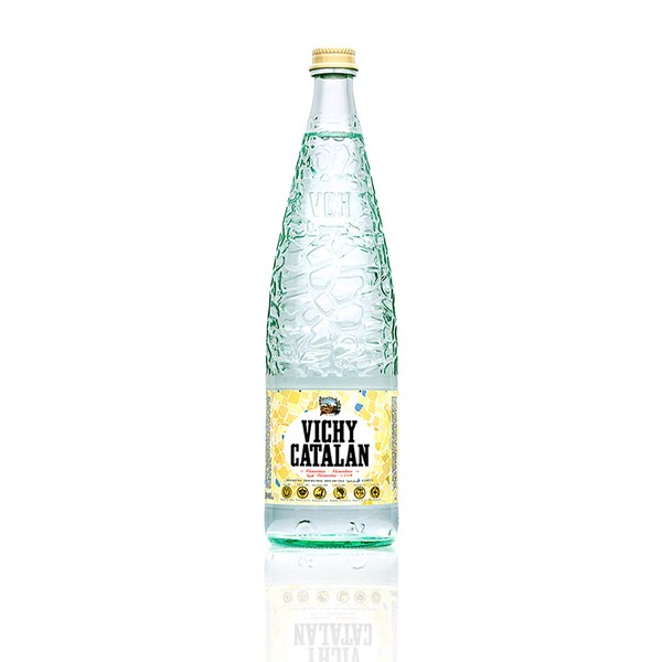 Vichy Catalan - Sparkling Mineral Water - 33.8 oz (1 Liter) (12 Glass Bottles)