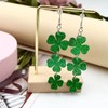 INENIMARTJ St. Patrick's Day Earrings for Women,Irish Shamrock Acrylic Dangle