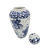 Galt International 16" Blue and White Urn Style Ceramic Porcelain