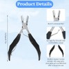 Multi Function Hair Extension Pliers, Fusion Crusher Tool for Keratin