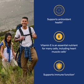 Puritan's Pride Vitamin E-450mg (10,000IU), Vitamin Supplement for Immune System Function and Antioxidant Health Support, 100 Rapid Release Softgels, 2 Pack