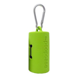Metro Paws The Dog Waste Bag Dispenser & Holder, Bag Holder With 20 Bags for Leash, USA Made Plant-Based Dog Walk Accessory - Lime