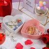 WHJY Cute Heart Shaped Bowls, Red Candy Dish, Cute Candy
