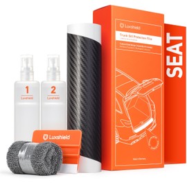 Luxshield Boot Sill Protector Film, Includes Professional Squeegee, Bumper, Scratch and Paint Protection Film