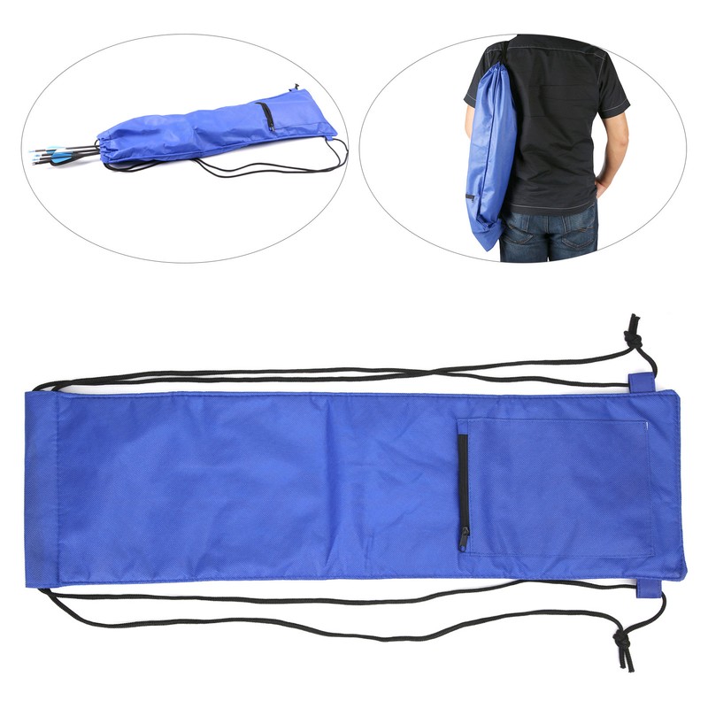 Foldable Bow Arrows Holder Bag Hunting Training Shoulder Recurve/Straight Bow