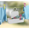 WENKO Shower Caddy, Polypropylene, White, 22.5 x 8 x 25.3