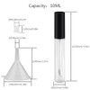GTHER 10PCS 10ML Empty Lip Gloss Containers Tube & Black